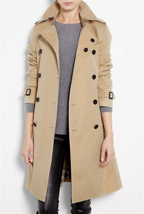 burberry brit honey cotton trench coat|trenchcoat burberry herren.